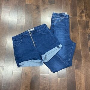 Sz 9 jean and shorts bundle